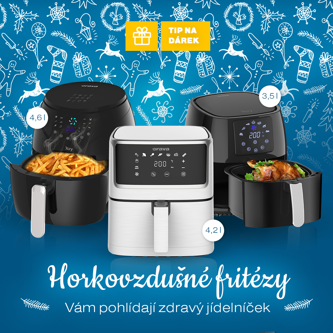 Fritézy Airy Vám pohlídají zdravý jídelníček